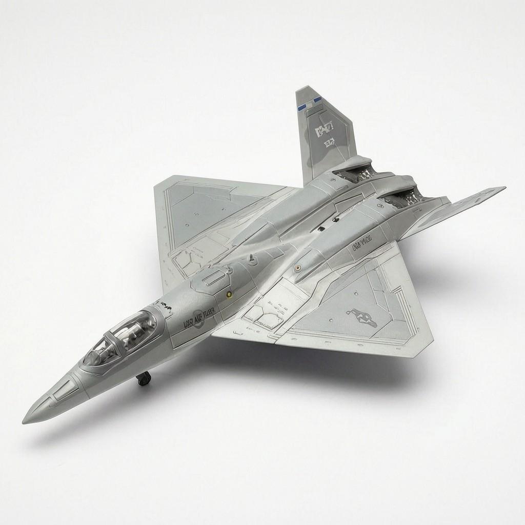 1:72 Scale Yf-23 Aircraft Model with Base, Durable Plastic, Adult Collectible, Desk Decor, Office Decoration, Gift for Aviation Enthusiasts