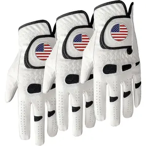 Gloves Men Left Hand Right Handed er 3 Pack with Ball Marker Soft Leather Weathersof Grip Mens Glove Size ML XL XXL 3XL,summervibes