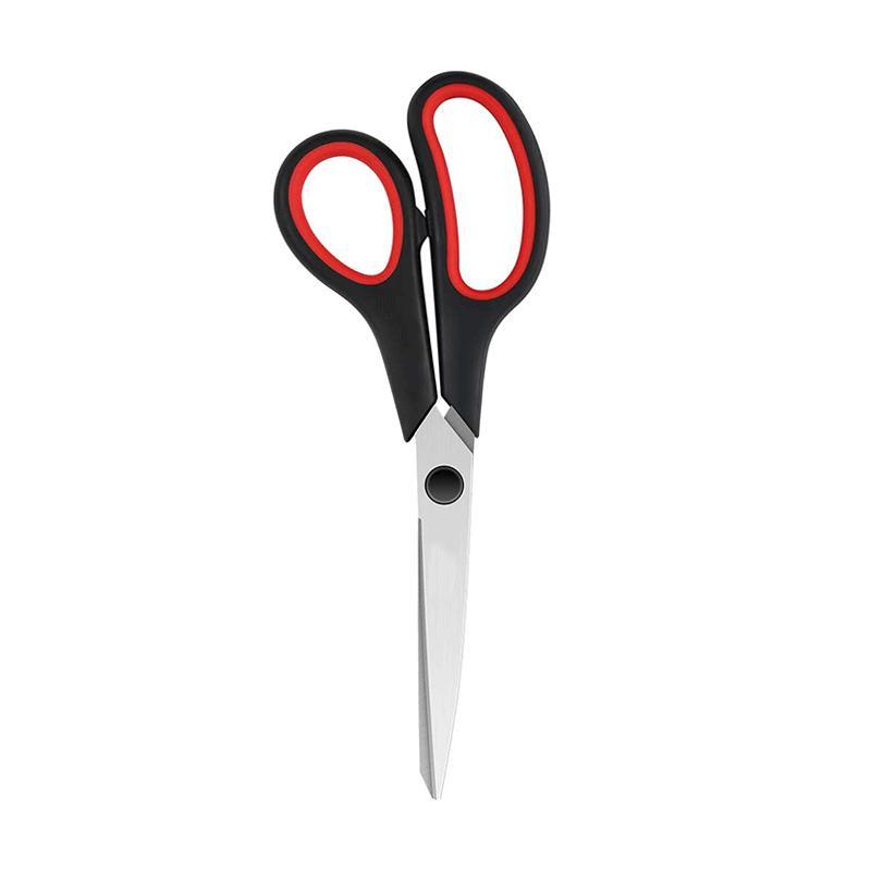 Home Scissors Stainless Steel Office Scissors 8.5 Inch Multifunctional Handmade Scissors Rubber Plastic Scissors