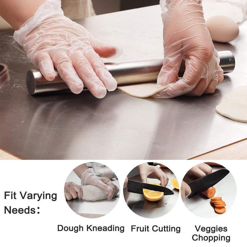 Stainless Steel Food Cutting Board 40x30cm, Durable Large Kitchen Chopping Block for Meat, Fruit, Vegetables and Baking, Easy to Clean, Suitable for Daily Use, Cutting Boards for Kitchen