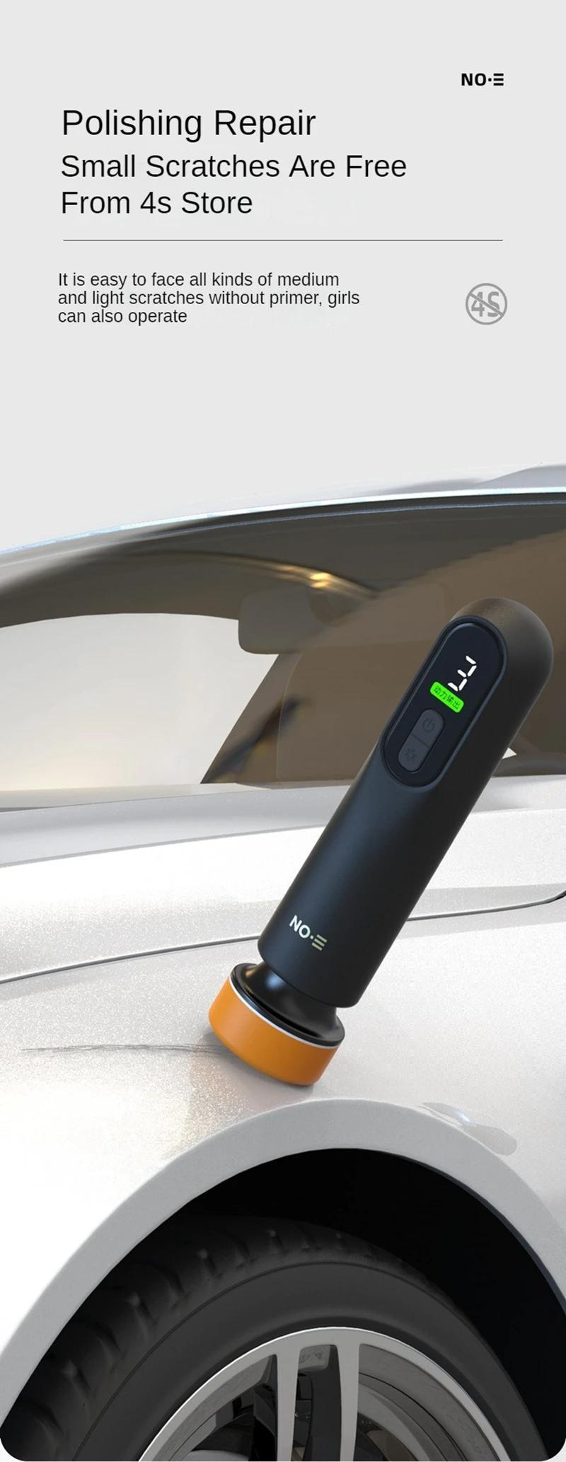 Joytutus Wireless 12000RPM Car Polisher & Waxer 3 in 1 Sanding Machine for Paint Scratch Repair Windshield Oil Film Removal Cordless Power Tool