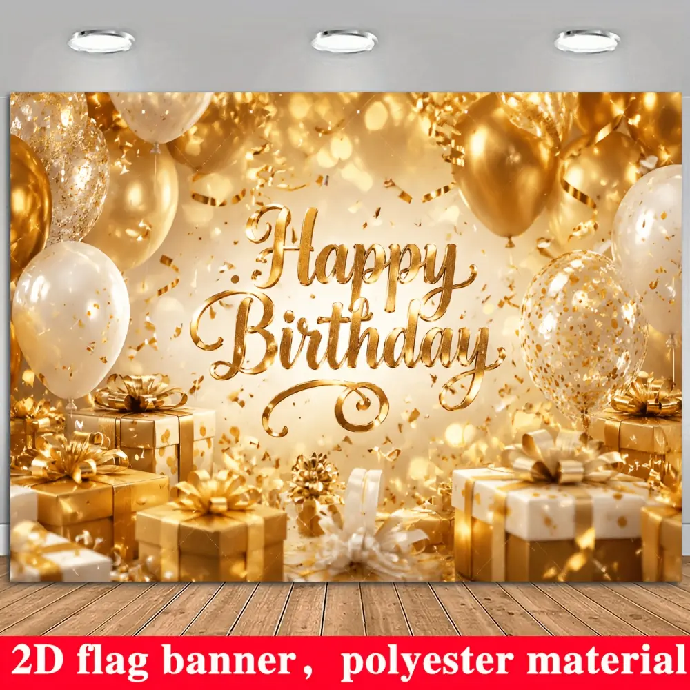 2D Flat Rainbow Unicorn Birthday Backdrop Banner, Rainbow Unicorn Birthday Wishes Photo Background Cloth, Home Party Studio Office Living Room Wall Decor, Multi Occasion