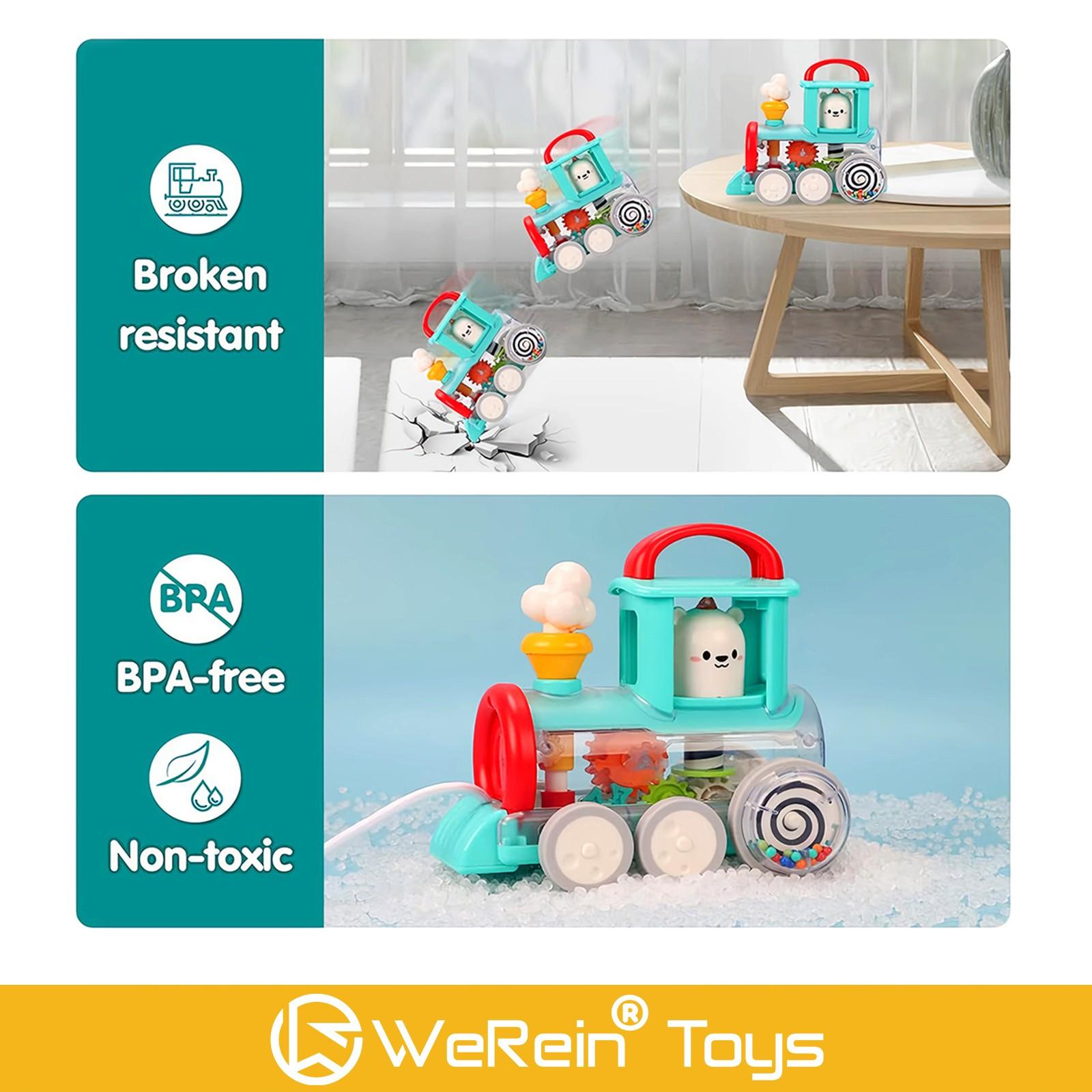 Infant Push Pull Train Toy, Safe & Durable Design, Perfect for Babies & Toddlers, Ideal Gift for Kids, Fun Learning Tool