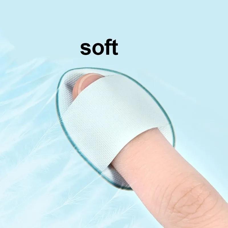 Creamy Makeup Sponge Set, Mini 5-Piece Portable Kit with Box, Finger Brush Sponges, Compact Storage Solution for Travel & Home Use