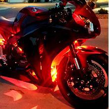 Nilight LED Rock Light 6PCS Red Light Pods Waterproof Under Body Wheel Well Light Exterior Interior Lights for Car Truck Pickups ATV UTV SUV #springtok Vehicle  dealsforyoudays