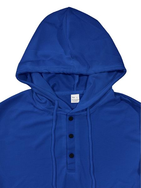 Essential Waffle Hoodie & Pants Combo | Men's Quick-Dry Lounge Set | Versatile Monochrome Design | #DadFriendly #LowEffortLook