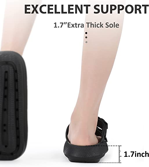 Soft Sole Comfortable Slides, Simple Solid Color Casual Open Toe Shoes for Indoor Home Bathroom