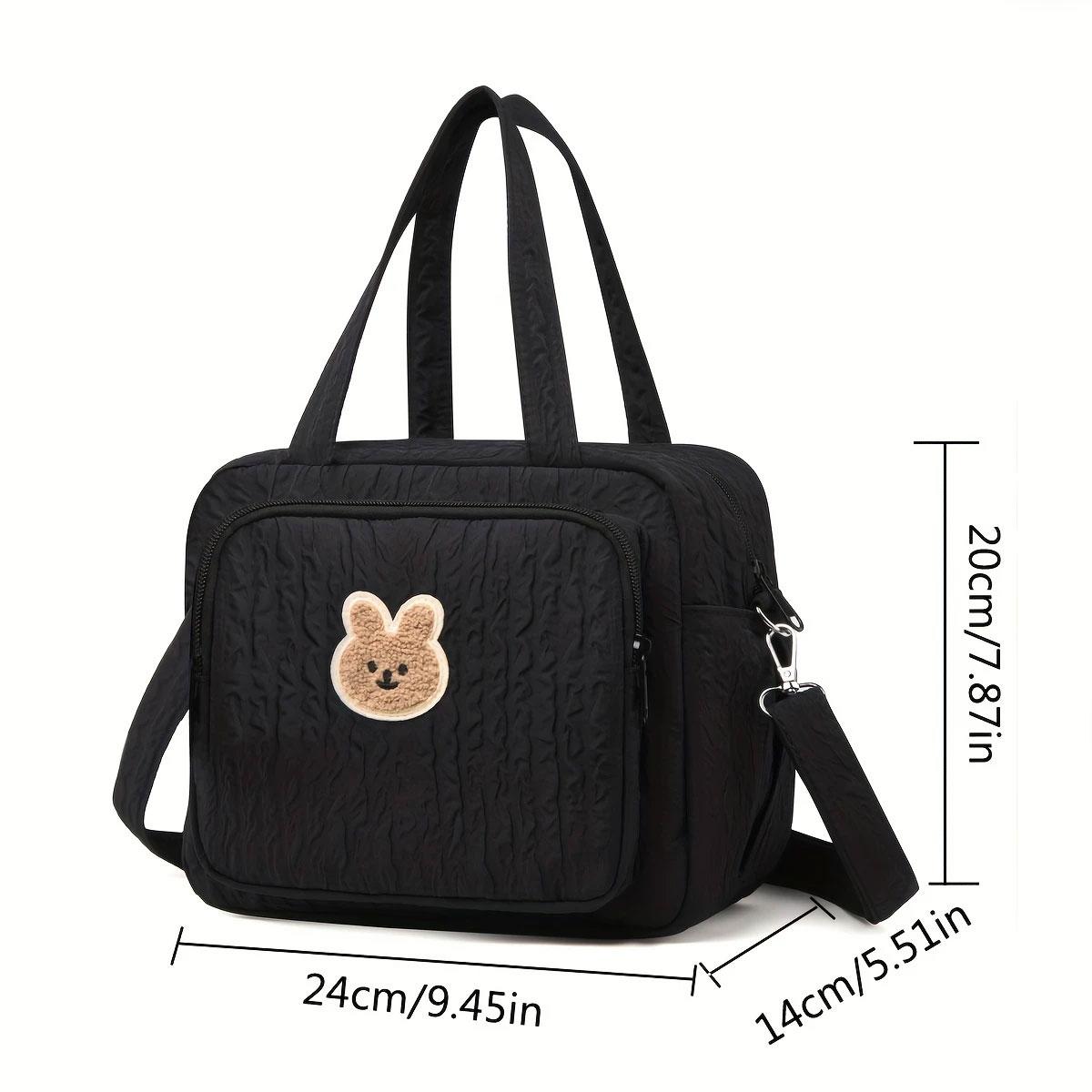 Cute Diaper Bag, Shoulder Bag, Portable Mommy Bag, Multifunctional Storage Bag, Lightweight Mommy Bag, Ideal for Everyday Use