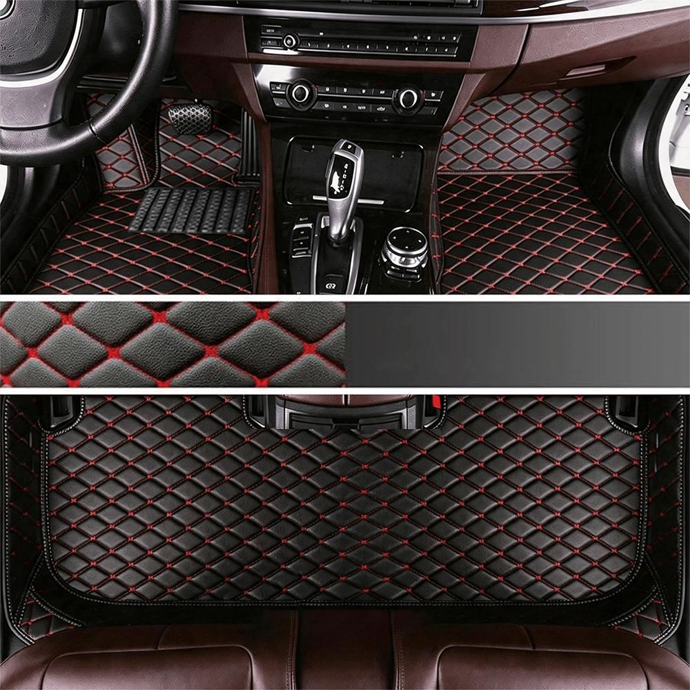 For BYD Seal 06 EV/DM-i PU leather left-hand drive car floor mat, 360 degree protection, car interior accessories, suitable for heavy weather, quick disassembly, cleaning and installation for daily use Automotive floor mats