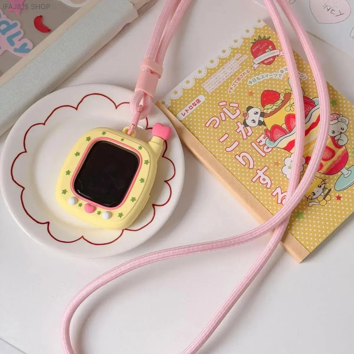 Soft Silicone Cartoon Watch Case for Women, Cute Aesthetic Full Cover Protective Watch Shell, Fashion Apple Watch Accessory for Daily Wear, Outfit Styling and Gift Use, Compatible with Apple Watch 38mm 40mm 41mm 42mm 44mm 45mm Series 1-10, SE, Ultra, Ultr