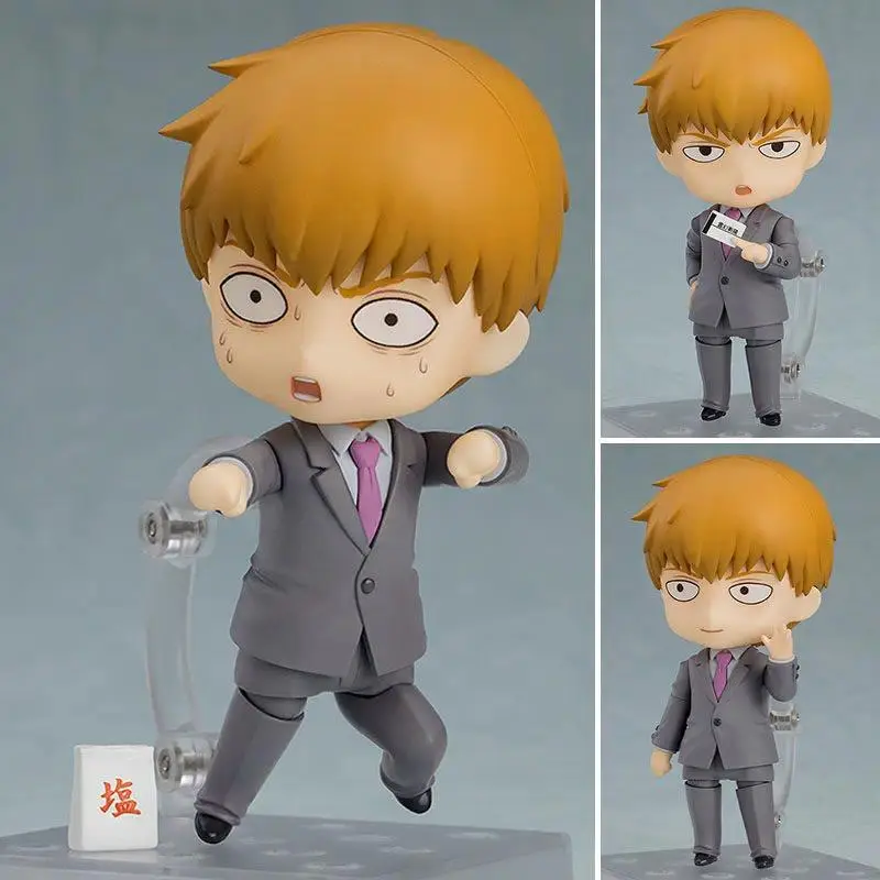 2026 hot item #1922 Cool Teen Psychic Character Reigen Arataka Chibi Articulated PVC Figure Desk Bedroom Shelf Decor Holiday Birthday Gift Popular toys