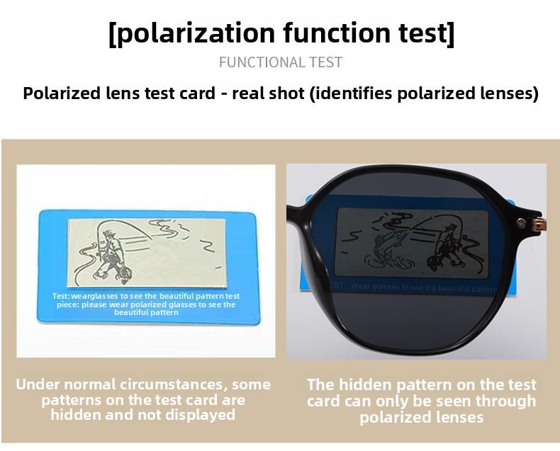 Ultra-light small frame sunglasses for women's high-end sense UV protection, big face and thin trend polarized sunglasses, hiking glasses, cycling glasses