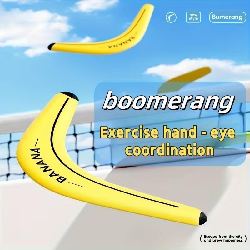Professional Grade Boomerang, Lightweight, Impact-Resistant, Precise Return, Durable Eva Material, Ideal for Outdoor Activities, Camping, Picnics, Games