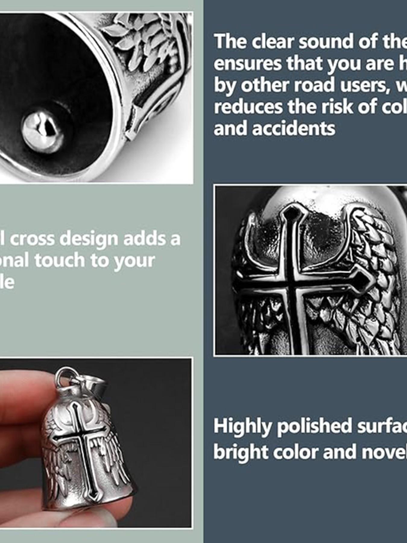 Alone Luna Motorcycle Bell, Christmas/halloween Bell, Gremlin/guardian Keychain, Lucky Riding Bell, Durable and Fashionable Design