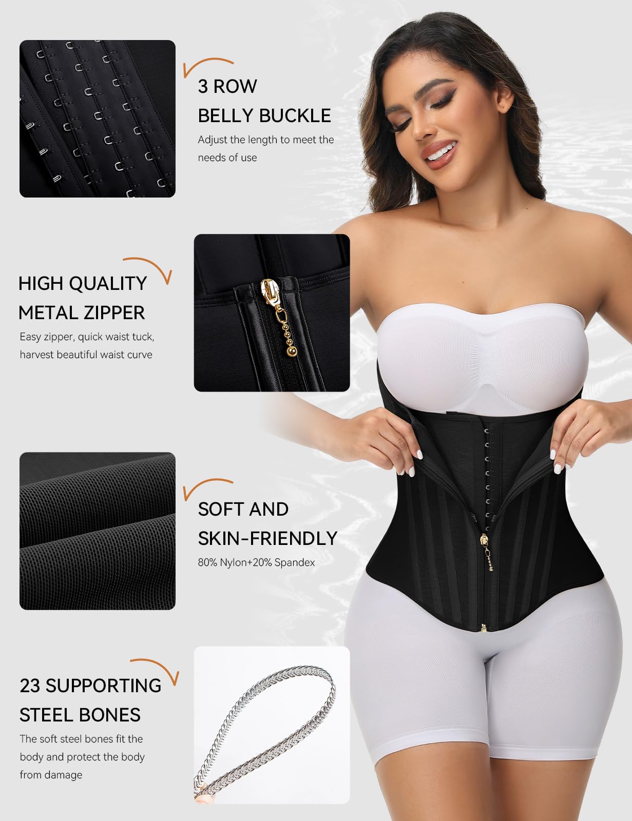 JOSHINE SHAPER Waist Trainer for Women Tummy Control Waist Cincher Corset Sport Workout Body Shaper Postpartum Belly Band Gym SpringStatements