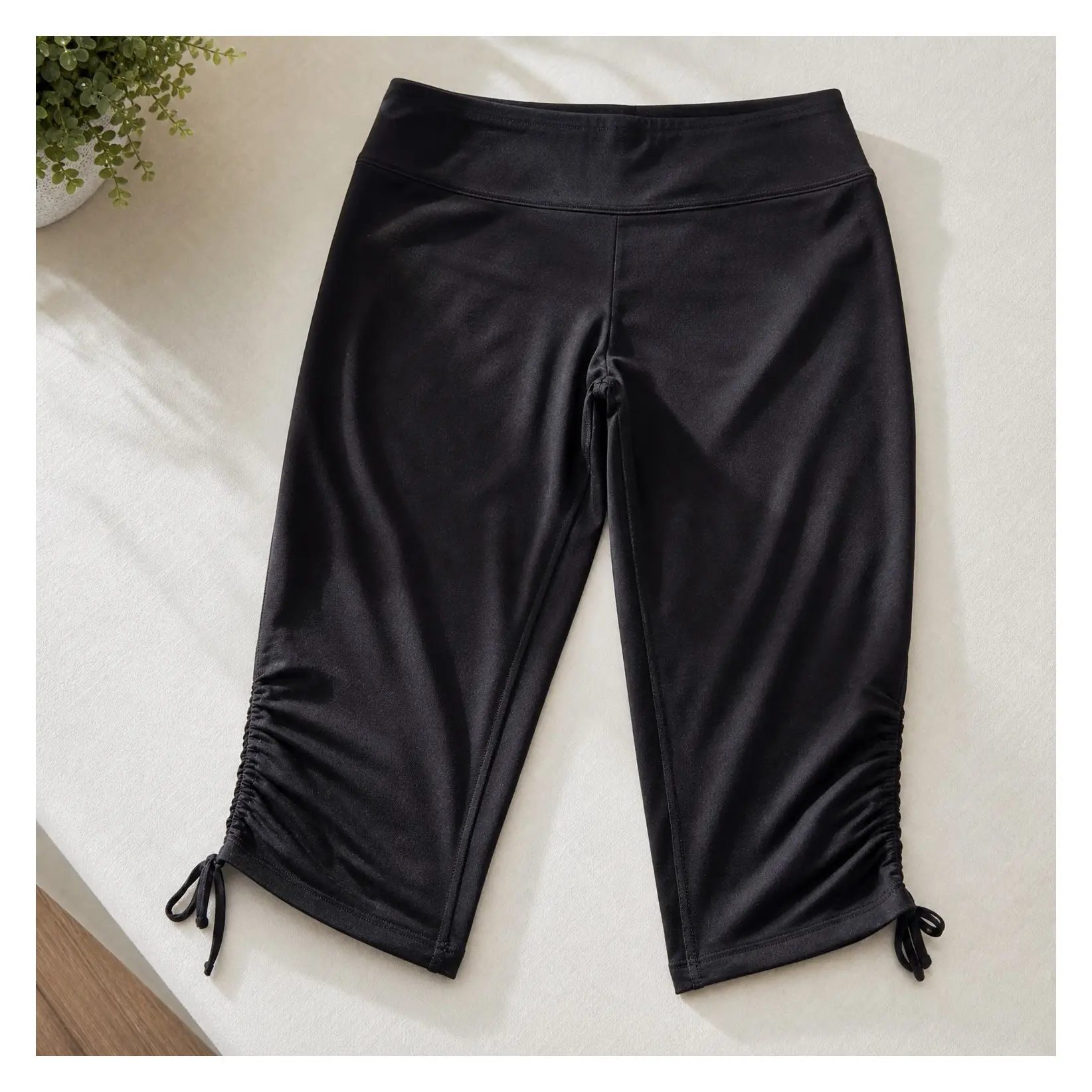 Women's Plus Size High Waist Rash Guard Swim Capris Long Swim Shorts Tankini Bottom Swim LeggingsGift