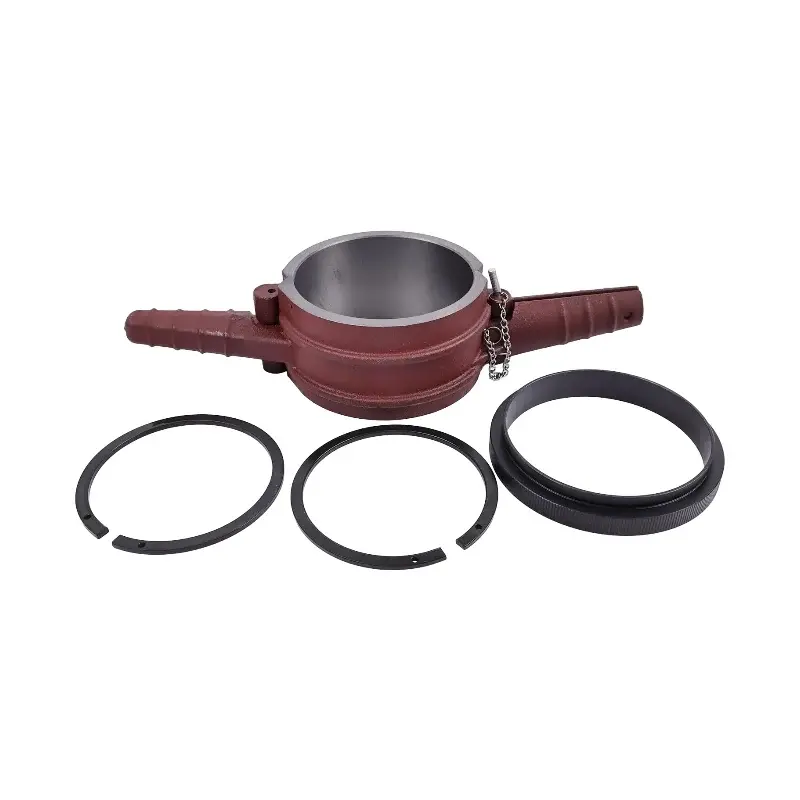 FridayParts 5.4" Bore Piston Ring Compressor Tool, Includes Adapter, Anti-Polishing Ring 5394454 for Cummins ISX15 QSX15, Caterpillar CAT 3400 C-15 3406 Engines