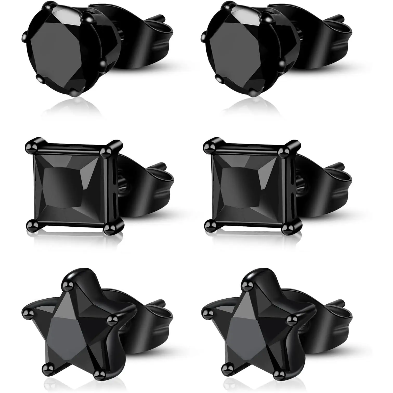 Black B-18G-3Pairs