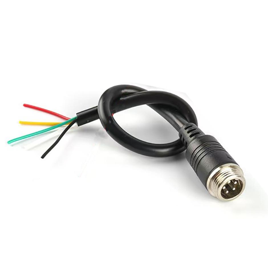 M12 4Pin Aviation Signal Cable Male / Female Plug GX12 for Car Camera/ DVR Video Camera & CCTV Monitor & Subwoofer