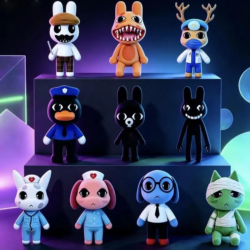 【In Stock】 Animal Hospital Game Peripherals Creative Soft Stuffed Cartoon Doll Cute Figurine For Home Decor Game Collectors