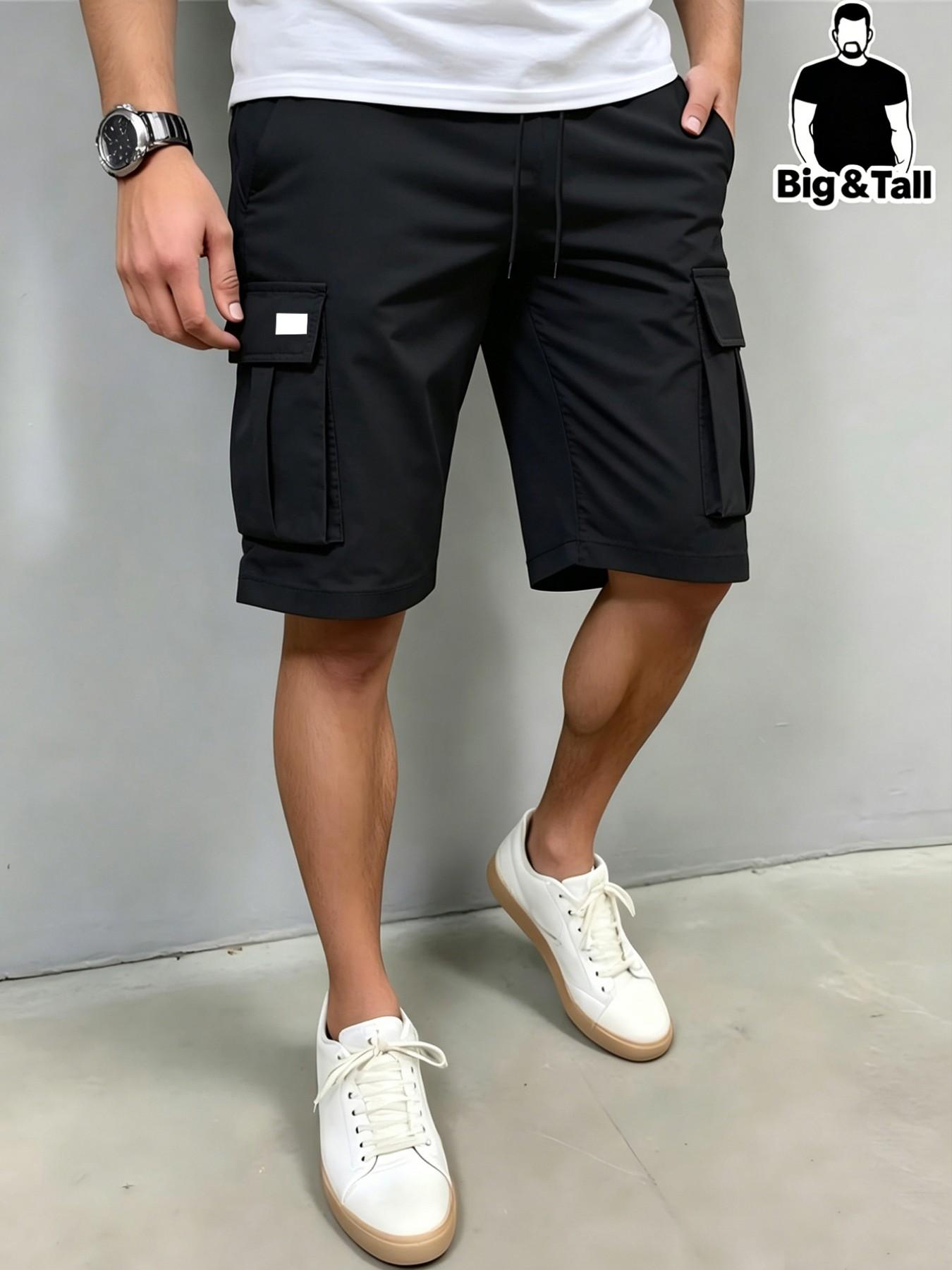Men's Plus Size Casual Trendy Shorts, Loose Fit Workwear, Ideal Summer Choice, Perfect for Daily Wear and Outdoor Activities, Breathable Fashion Pocket Shorts, Lightweight Casual Shorts Men's Plus Size Casual Trendy Shorts, Loose Fit Workwear, Ideal Summer Choice, Perfect for Daily Wear and Outdoor Activities, Breathable Fashion Pocket Shorts, Lightweight Casual Shorts