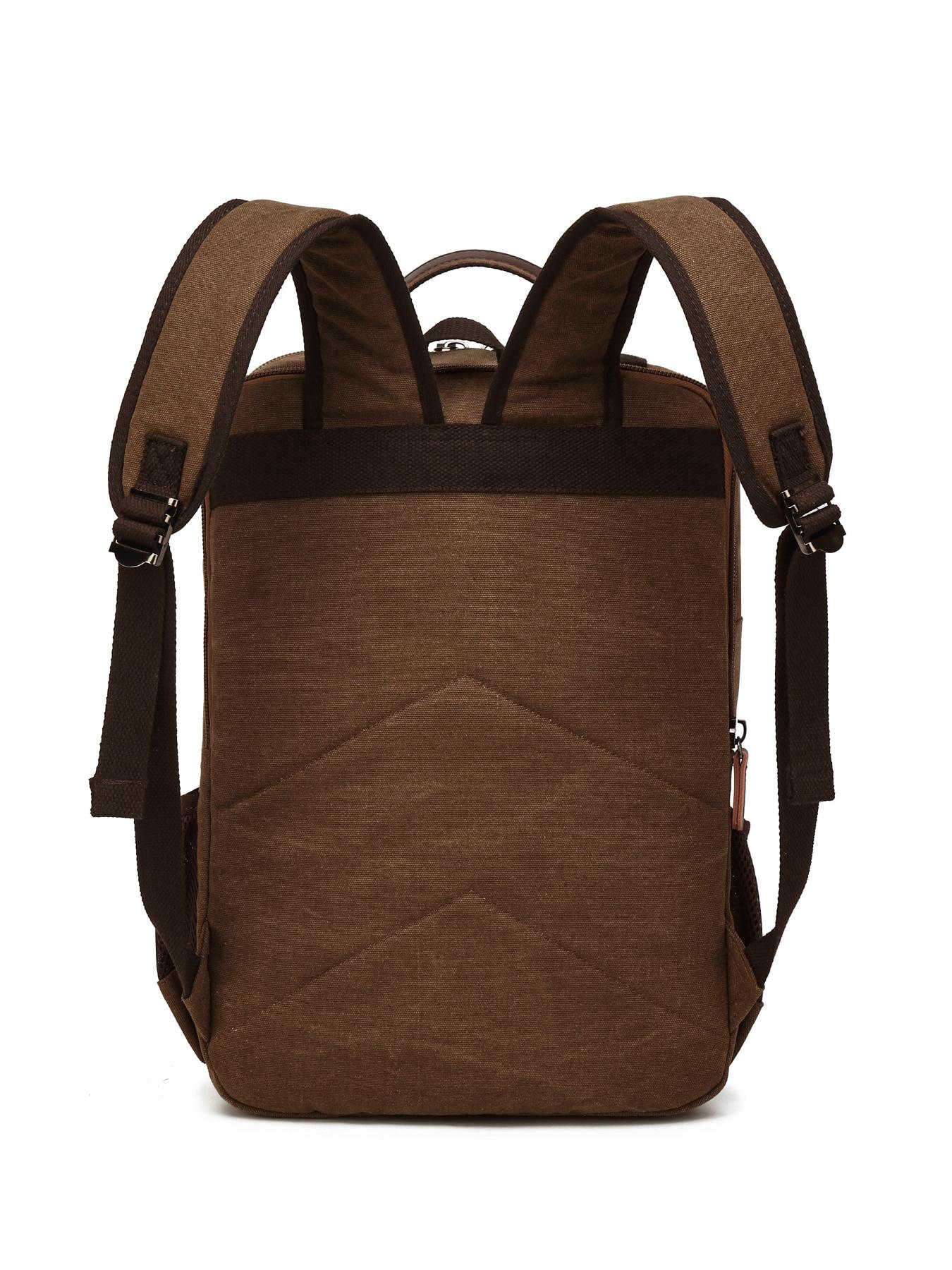 Canvas, Large Capacity, Multiple Pockets, Durable Design, Suitable for Students and Daily Use, Casual Style, Backpack for School