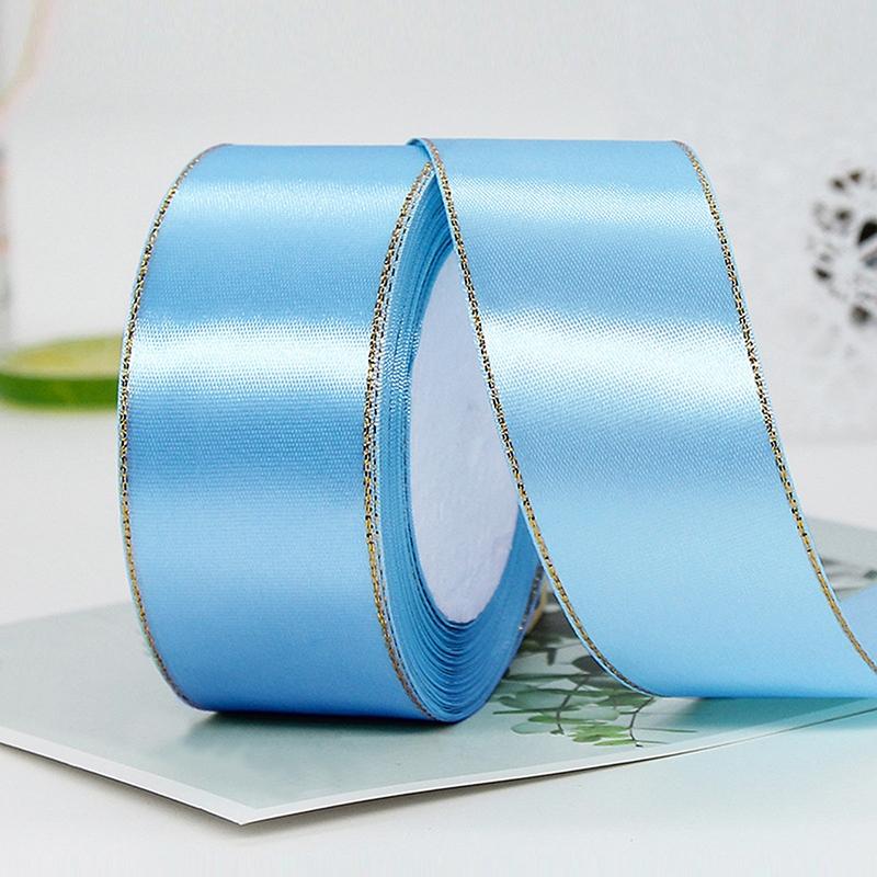Satin Ribbon Roll, 4cm Width, Mixed Colors for Bouquet Wrapping DIY Gifts, Wedding Birthday Party Decoration