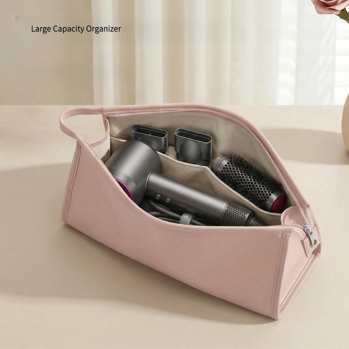 Waterproof Handbag for Stylists and Hair Dryers, Durable Travel Organizer with Smooth Zipper, Ideal for Dyson and Similar Models, Travel Essentials
