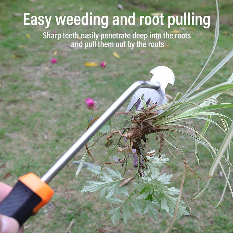 Garden Weeder Tool, Portable Garden Weeder Tool, Manganese Steel Weed Puller Tool, Hand Weeder Puller for Vegetable Gardening Backyard Farm Planting