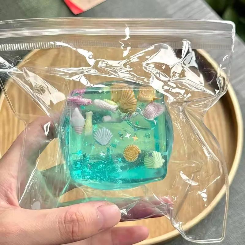Adult Soft Ocean Block Stress Relief Ball, Anxiety Relief Fidget Toy, Malt Water Ball Bulk Gift, Unisex Non-Electrical Stress Relief Toy