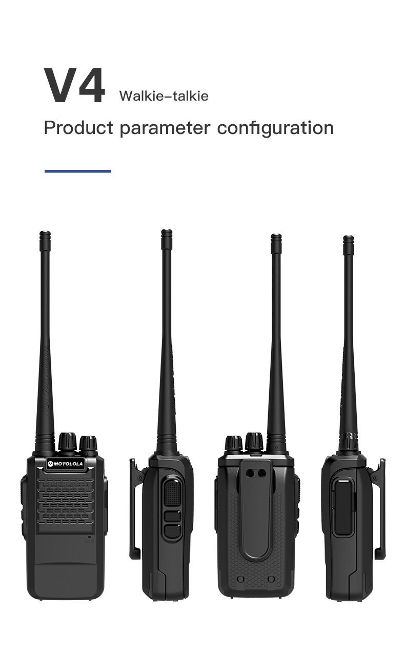Portable UHF analog two-way walkie talkie Type-C charging convenient and efficient power replenishment 10000mAh large capacity battery with 22 days of ultra long standby time suitable for various outdoor activities such as camping, hiking, team exploratio