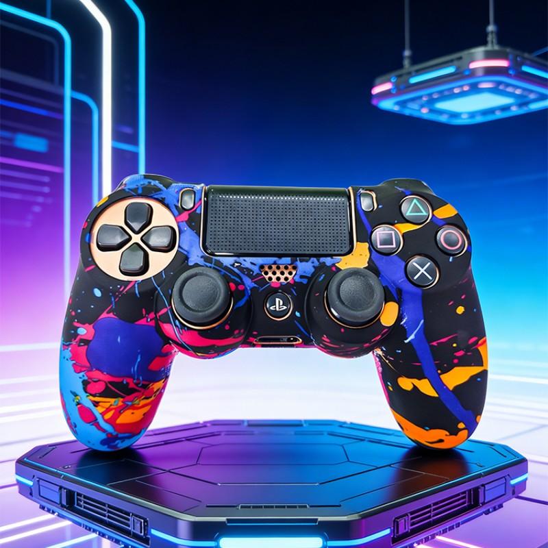 Ps4 Controller Silicone Case, Comfortable Grip Silicone Material, Protective Cover for Ps4 Controllers, Durable and Flexible Design