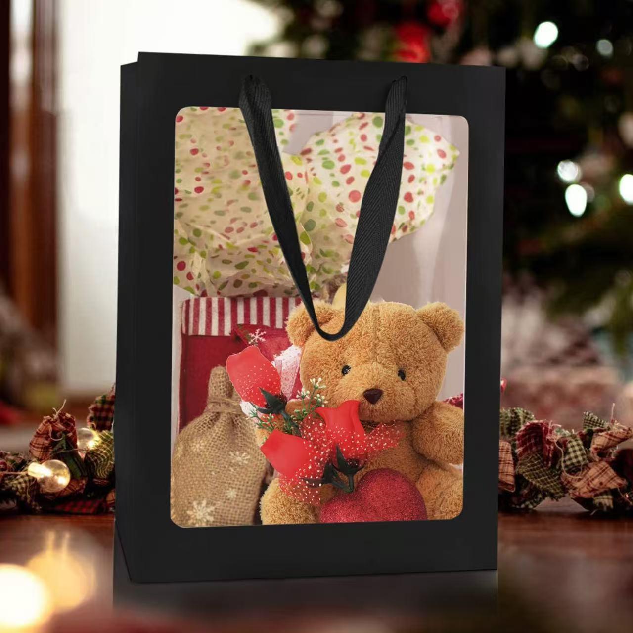 Christmas Party Gift Bags, Decorative Paper Favor Bags for Proposal & Daily Souvenir，needoh，nutrition geeks