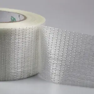 Transparent Fiberglass Reinforced Tape, Industrial Grade Binding Tape for Bundling, Panel Adhesion & Waterproof Sealing