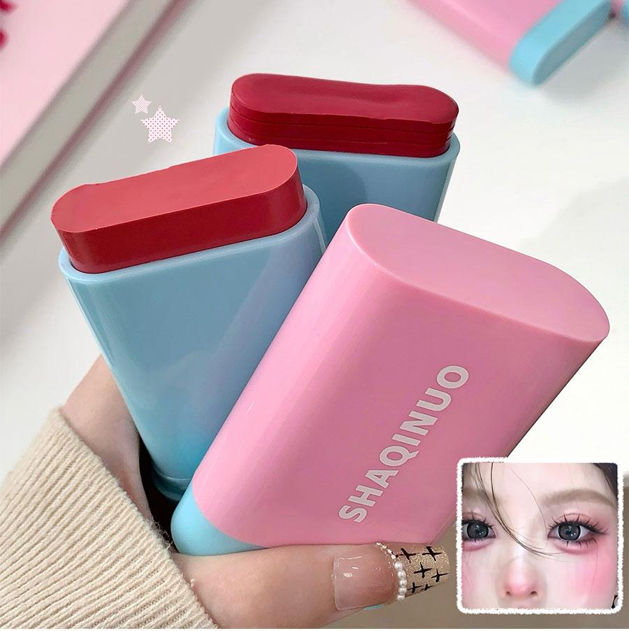 Luster Water Glow Blush Stick, Achieve Lustrous Transparent Flawless Skin, Natural Blood Color, Neutralizes, Long-Lasting Hydration, Dry Skin Friendly