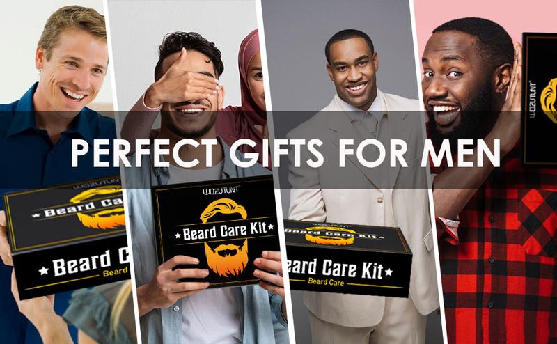 【Valentinesdaygift】Beard Kit for New Year Gift & Men Grooming & Care W/Beard Wash,3 Packs Beard Oil,Beard Balm Leave-in Conditioner Boyfriend Father’s  Gift
