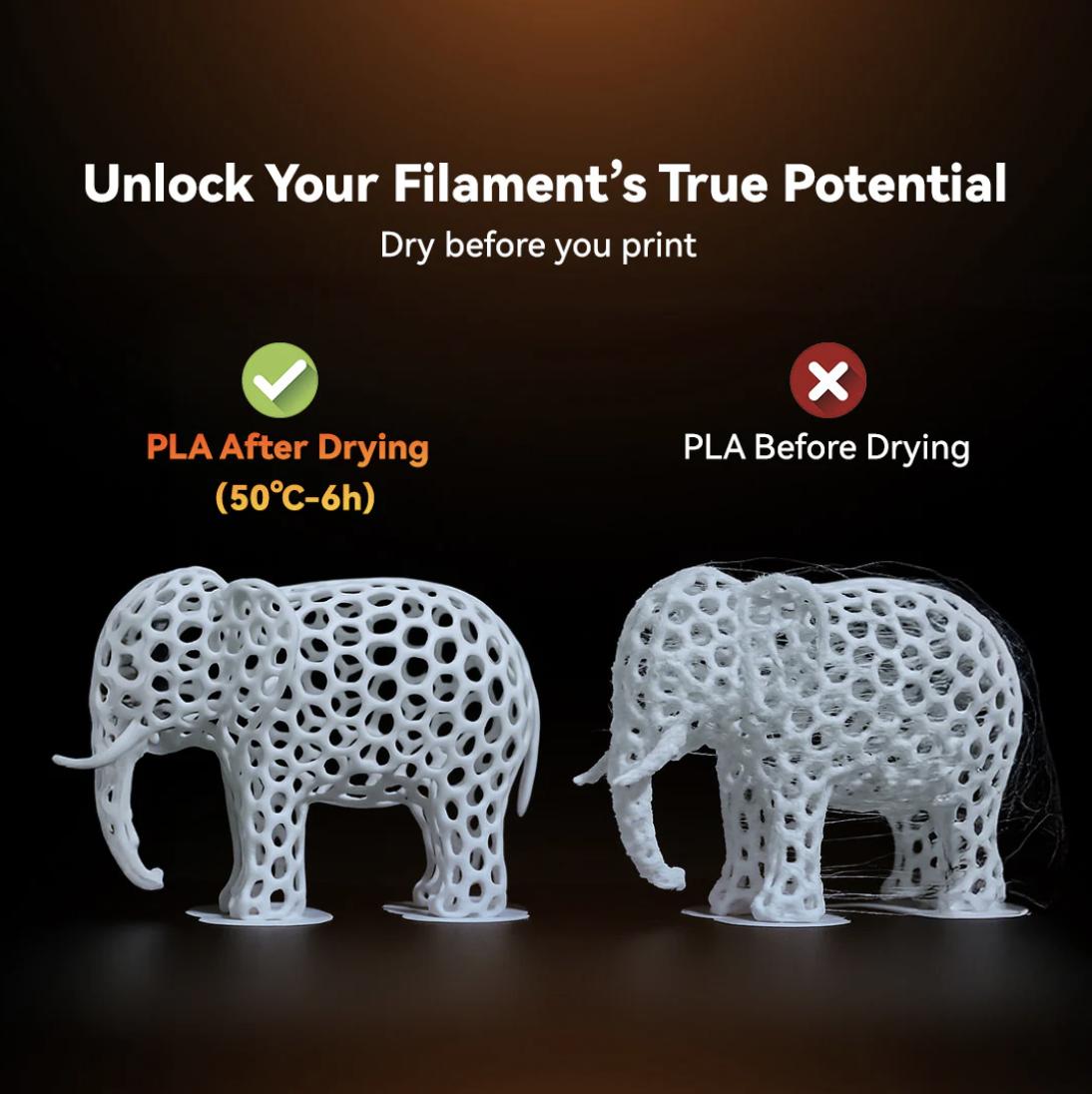 【Only for AMS 1 Generation】SUNLU AMS Heater Upgraded your Bambulab the first generation AMS, Enables Drying while Printing