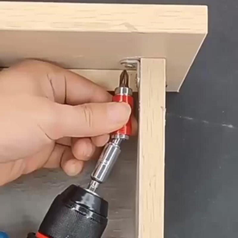 1pc 1/4" Hex Magnetic Ring Replaceable Screwdriver Bits, Drill Hand Tools, Quick Change Holder, Power Drill Socket Adapter Set, High Quality Tough Impact Socket Adapter