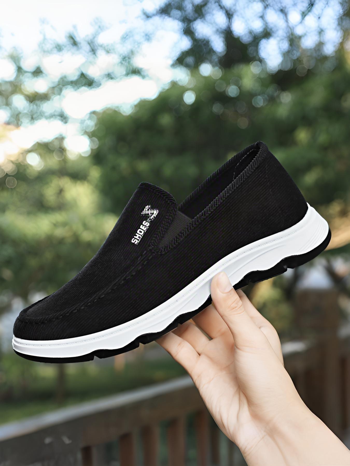 Men's Slip-On Casual Dress Shoes, Breathable Mesh Design, Comfortable Walking & Sports Shoes, Ideal for Daily Wear & Outdoor Activities