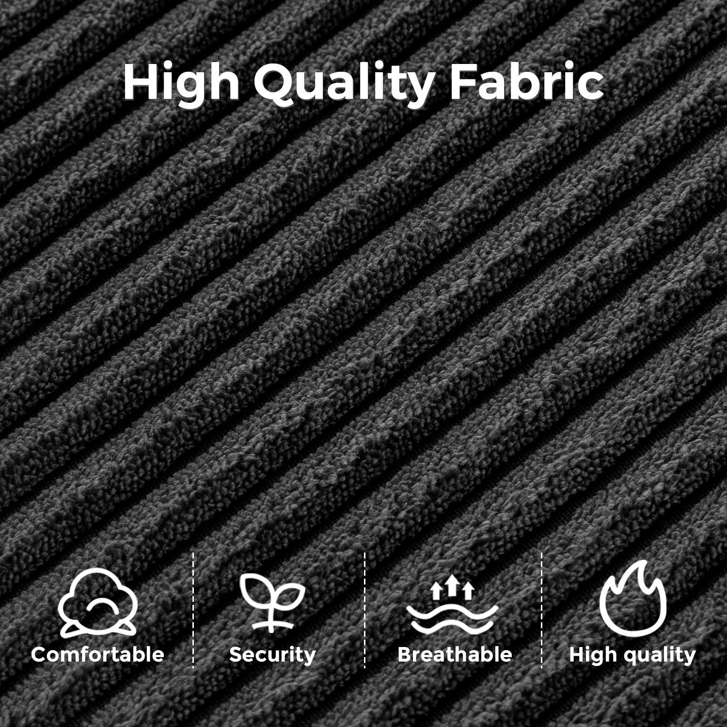 Maxyoyo Corduroy Foldable Sofa Bed - 3-in-1 Guest Bed & Lounge Chair w/ Pillow | Portable Foldable Mattress for Living Room, Dorm, Office Maxyoyo Corduroy Foldable Sofa Bed - 3-in-1 Guest Bed & Lounge Chair w/ Pillow | Portable Foldable Mattress for Living Room, Dorm, Office