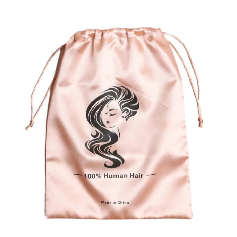 Silky Bag with Drawstring Tassel for Wig Storage (Not for Sale)