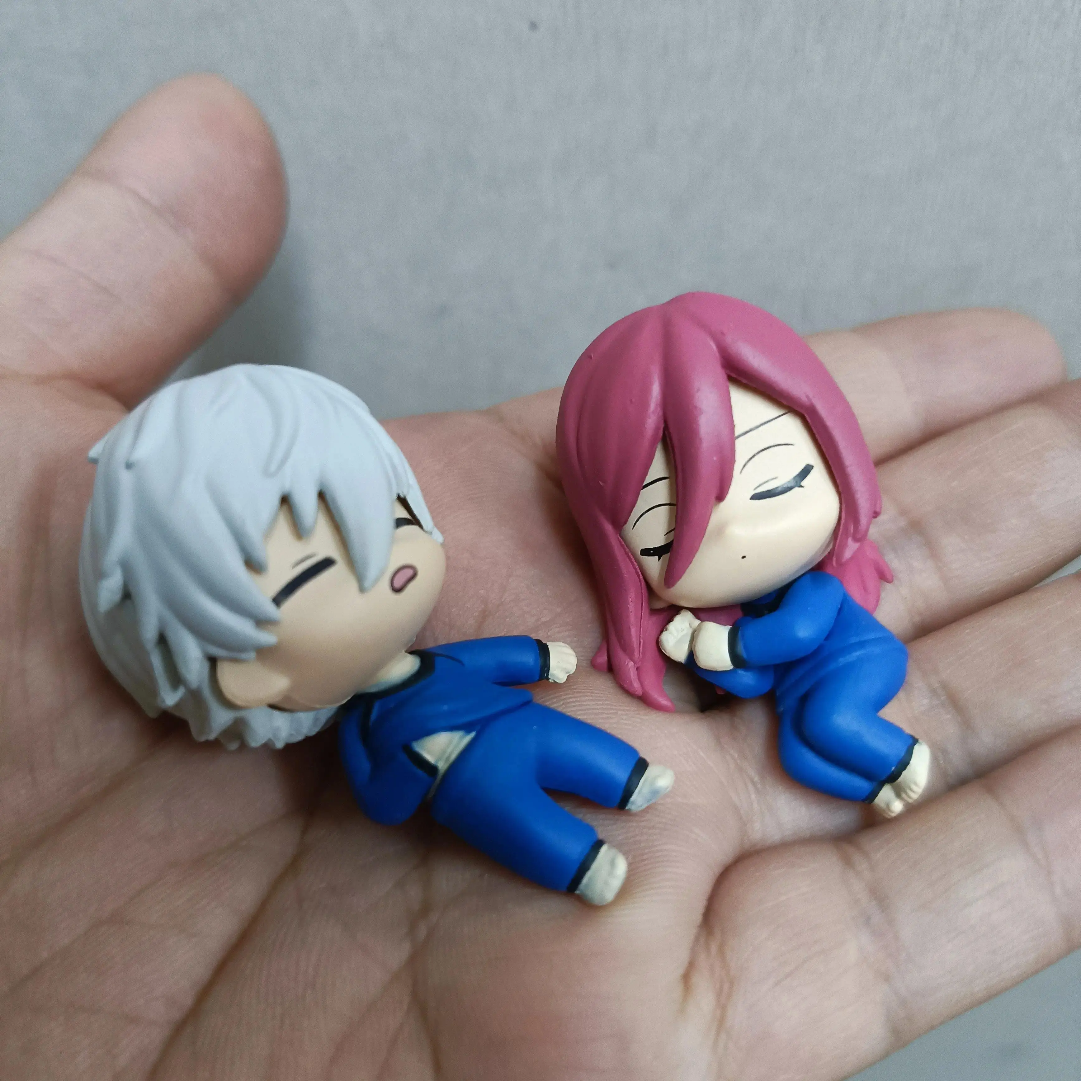 In Stock Anime Blue Lock Sleep Team Nagi Isagi Blind Box Kawaii Action Figure Desktop Ornament Festival Surprise Gifts For Fans