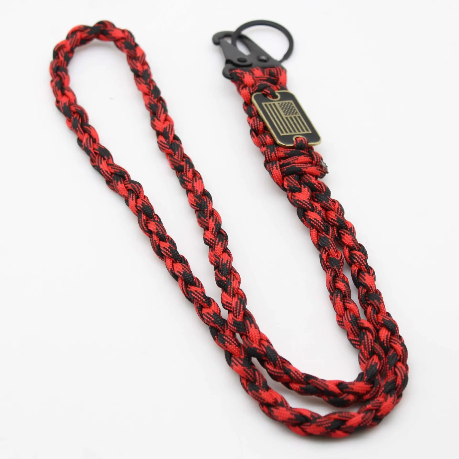 Red and black camouflage