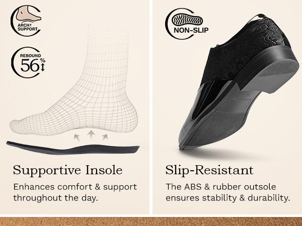 Bruno Marc Men's Dress Tuxedo Shoes Classic Patent Velvet Lace-up Formal Caden Oxford