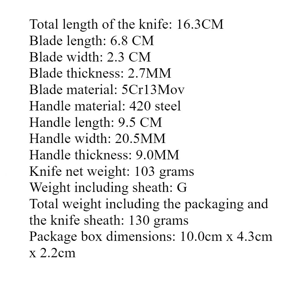 Best-Selling DA103 Pocket Folding Knife: 5Cr13Mov Steel Blade, 420 Steel Handle Survival, Hiking, and Mountaineering Cutting Tool Gift-Worthy Pocket Knife for Camping and Outdoor Knife