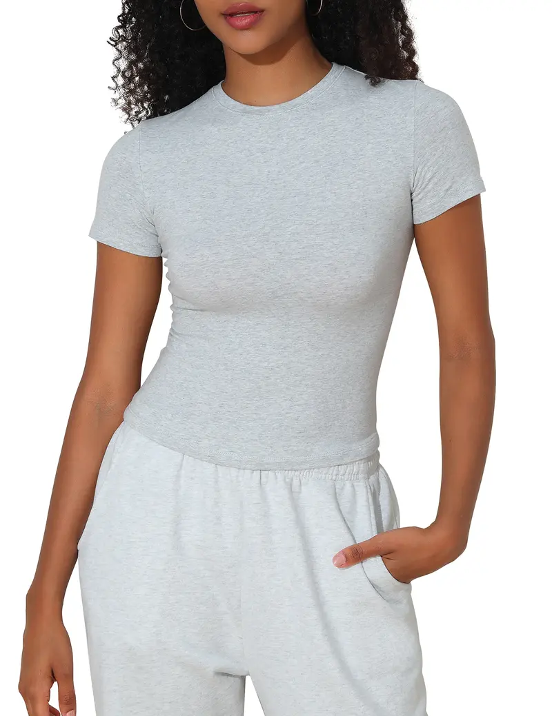 PrettyGuide Women's Cable Knit Sweater - Short Sleeve Lightweight Knit Top With Pocket