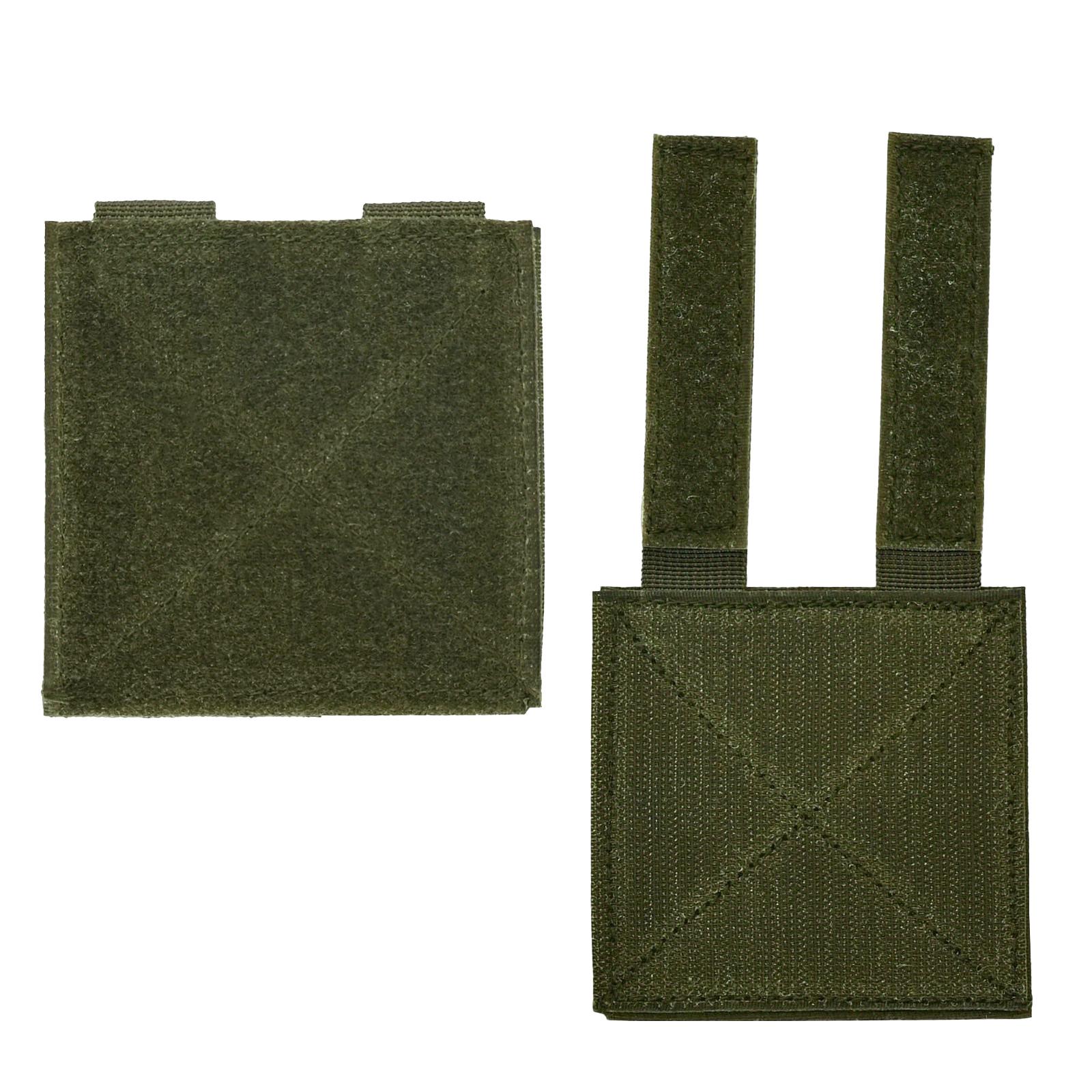 2 PCSinchMolle Tactical Bag Patch Panel Accessory, Hook and Loop Patch Display Board, Molle Compatible Panel for Badges, Insignia, and Tactical Patches, 4"x4"inch/10x10cm