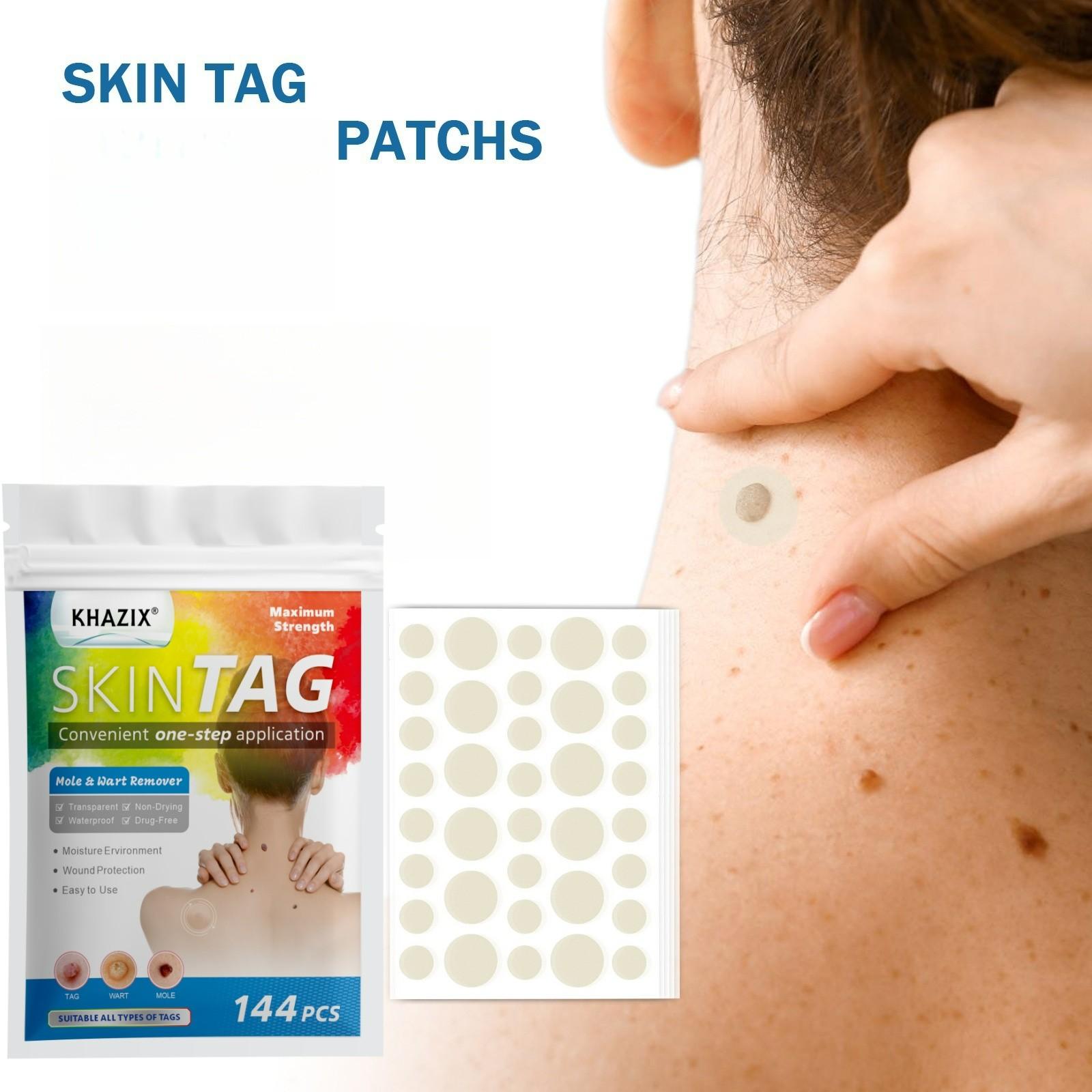 KHAZIX Invisible Ultra-Thin Gentle Care Patches, 144pcs, Drug-Free, Suitable for All Skin Types, Single Item Pack, Made in China, No Flammable Aerosols