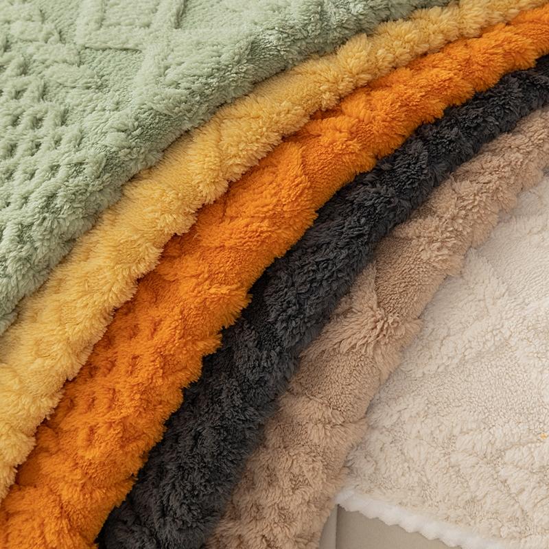 Solid Color Sofa Cover, Sofa Couch Covers, Non-Slip Sofa Slipcover, Soft & Comfortable Sofa Towel, Perfect for Living Room Protection, Soft Sofa Protector