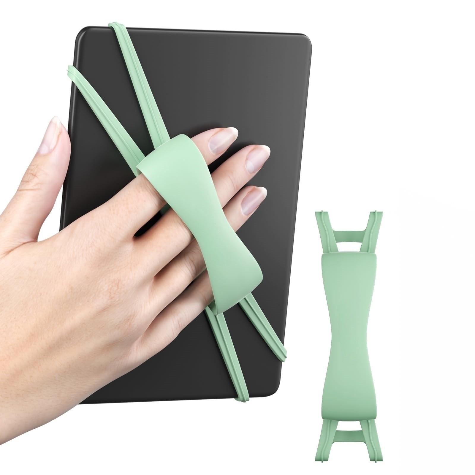 One Hand Reading Silicone Holder, Reduce Fatigue, Universal For E-Readers, Tablets & Phones